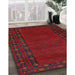 Machine Washable Traditional Red Rug in a Family Room, wshtr1774