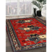 Traditional Brown Persian Rug in Family Room, tr1777