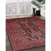 Machine Washable Traditional Cherry Red Rug in a Family Room, wshtr1778