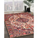 Machine Washable Traditional Fire Brick Red Rug in a Family Room, wshtr177