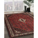 Machine Washable Traditional Sienna Brown Rug in a Family Room, wshtr1780