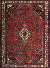 Machine Washable Traditional Sienna Brown Rug, wshtr1780