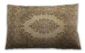 Traditional Classic Rectangular Light Brown Lumbar Throw Pillow, 13 inch by 19 inch, lbtr1782