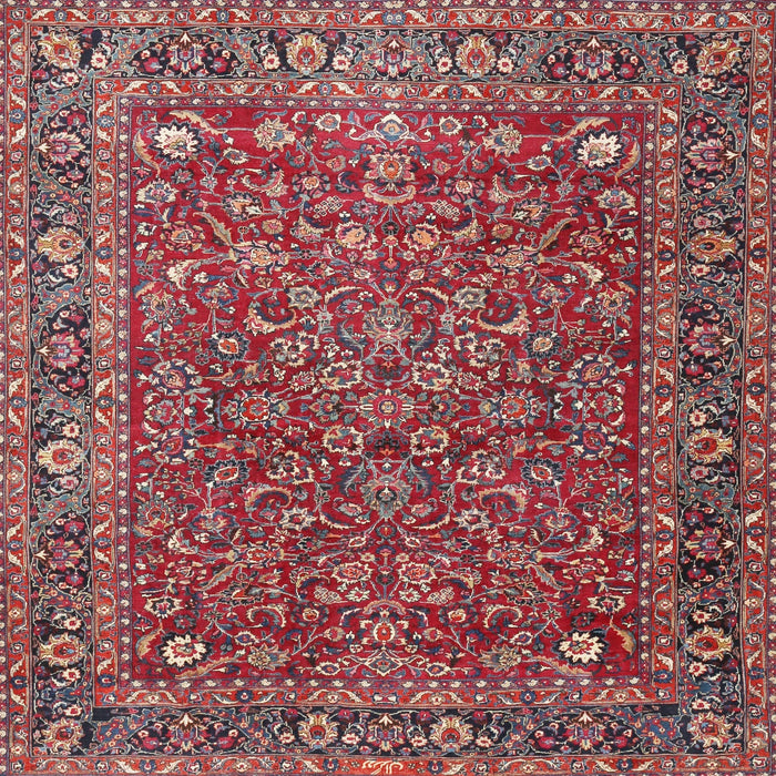 Square Traditional Pink Persian Rug, tr1783