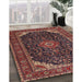 Machine Washable Traditional Orange Salmon Pink Rug in a Family Room, wshtr1784