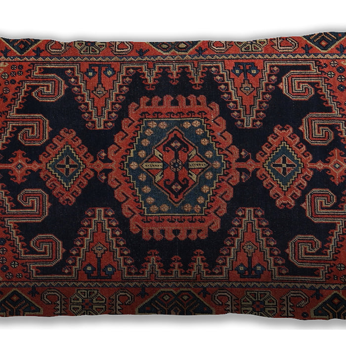 Traditional Classic Rectangular Chestnut Brown Lumbar Throw Pillow, 13 inch by 19 inch, lbtr1785