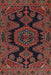 Machine Washable Traditional Chestnut Brown Rug, wshtr1785