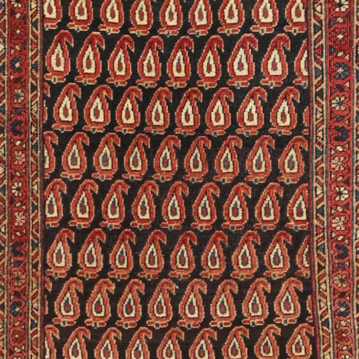Machine Washable Traditional Saffron Red Rug, wshtr1786
