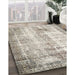 Machine Washable Traditional Khaki Green Rug in a Family Room, wshtr1788