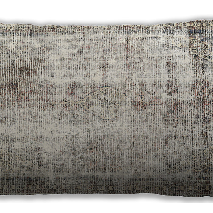 Traditional Classic Rectangular Khaki Green Lumbar Throw Pillow, 13 inch by 19 inch, lbtr1788