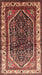 Machine Washable Traditional Saffron Red Rug, wshtr178