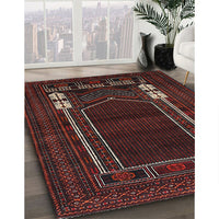 Traditional Reddish Brown Persian Rug, tr1791