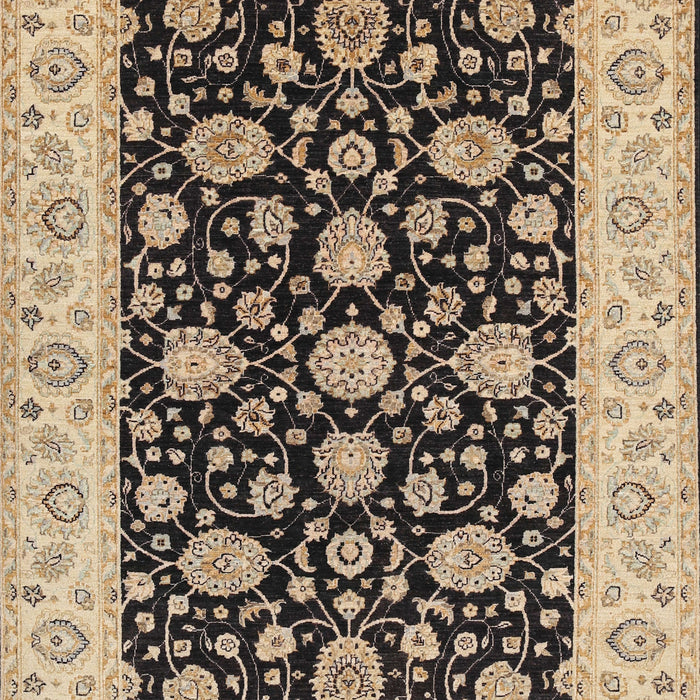 Traditional Dark Brown Oriental Rug, tr1794