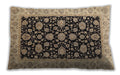 Traditional Classic Rectangular Dark Brown Lumbar Throw Pillow, 13 inch by 19 inch, lbtr1794