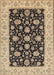 Machine Washable Traditional Dark Brown Rug, wshtr1794