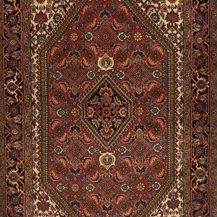 Machine Washable Traditional Sienna Brown Rug, wshtr1798