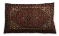 Traditional Classic Rectangular Sienna Brown Lumbar Throw Pillow, 13 inch by 19 inch, lbtr1798