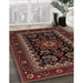 Machine Washable Traditional Brown Rug in a Family Room, wshtr1799