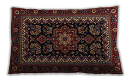 Traditional Classic Rectangular Brown Lumbar Throw Pillow, 13 inch by 19 inch, lbtr1799