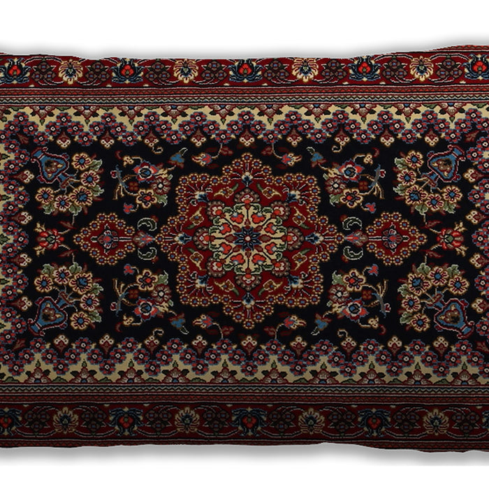 Traditional Classic Rectangular Brown Lumbar Throw Pillow, 13 inch by 19 inch, lbtr1799