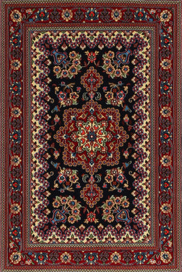 Machine Washable Traditional Brown Rug, wshtr1799