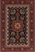 Machine Washable Traditional Brown Rug, wshtr1799