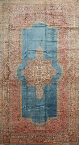 Machine Washable Traditional Sienna Brown Rug, wshtr17