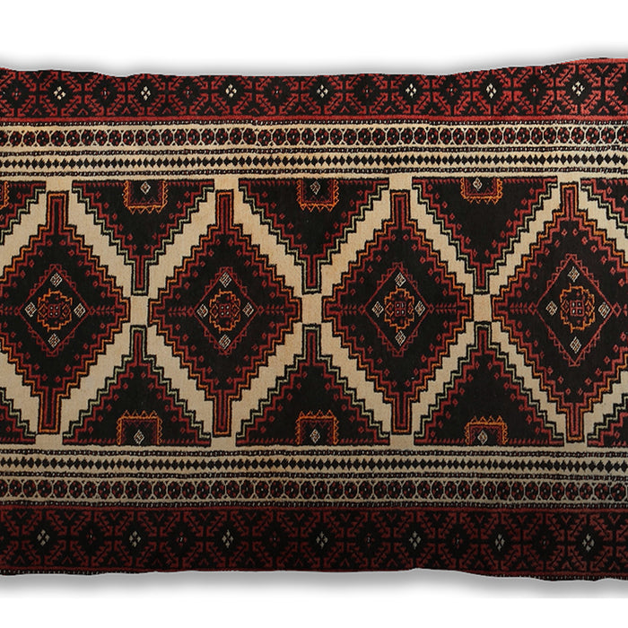 Traditional Classic Rectangular Brown Lumbar Throw Pillow, 13 inch by 19 inch, lbtr1802