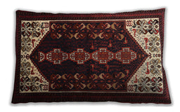 Traditional Classic Rectangular Brown Lumbar Throw Pillow, 13 inch by 19 inch, lbtr1803