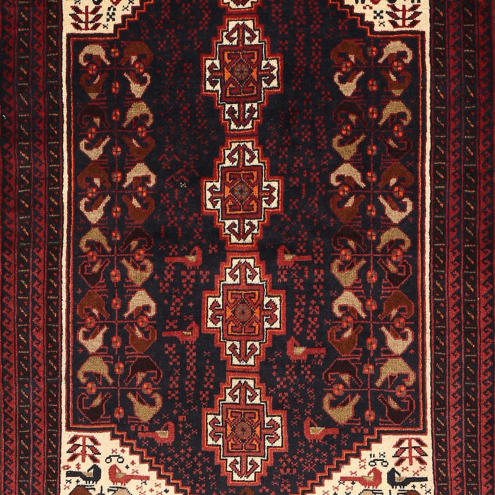 Machine Washable Traditional Brown Rug, wshtr1803