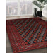 Machine Washable Traditional Bakers Brown Rug in a Family Room, wshtr1806