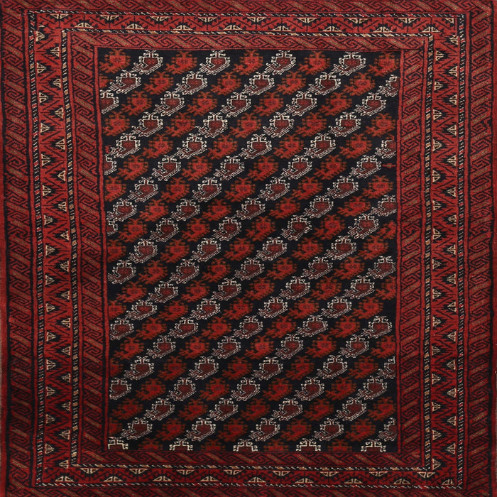 Round Machine Washable Traditional Bakers Brown Rug, wshtr1806