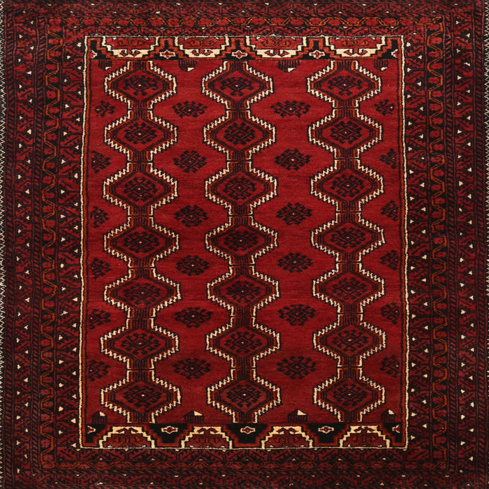 Square Traditional Red Persian Rug, tr1808