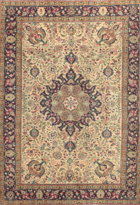 Machine Washable Traditional Sienna Brown Rug, wshtr180