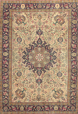 Machine Washable Traditional Sienna Brown Rug, wshtr180