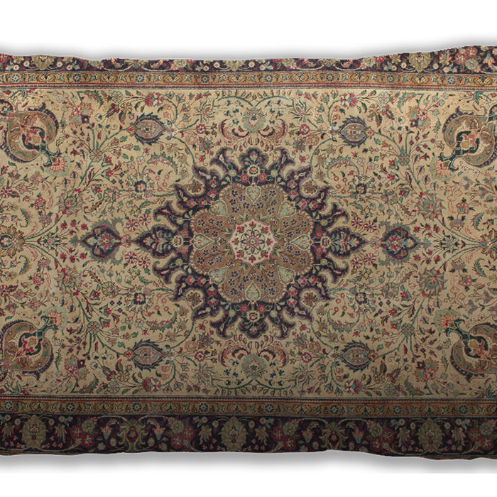 Traditional Classic Rectangular Sienna Brown Lumbar Throw Pillow, 13 inch by 19 inch, lbtr180