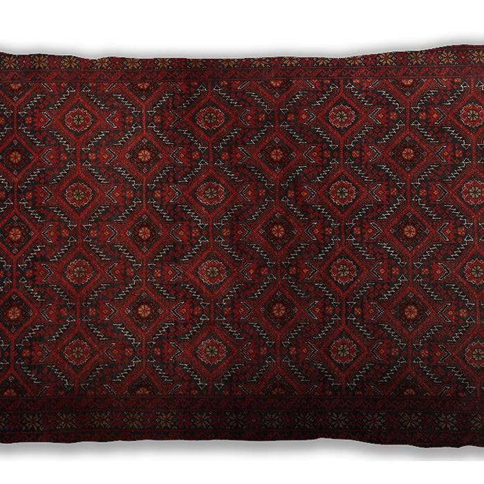 Traditional Classic Rectangular Bakers Brown Lumbar Throw Pillow, 13 inch by 19 inch, lbtr1811