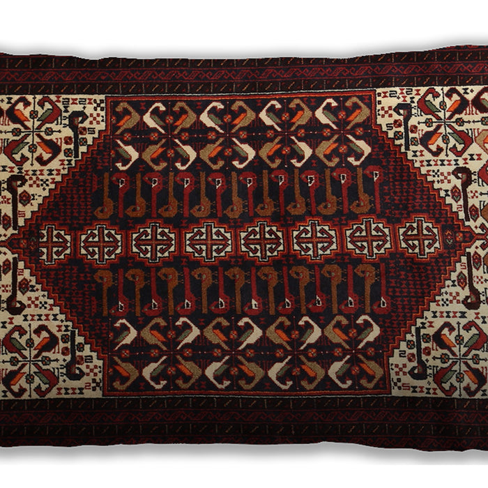 Traditional Classic Rectangular Brown Lumbar Throw Pillow, 13 inch by 19 inch, lbtr1812