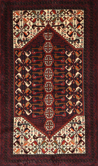 Machine Washable Traditional Brown Rug, wshtr1812