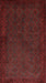 Machine Washable Traditional Cranberry Red Rug, wshtr1813