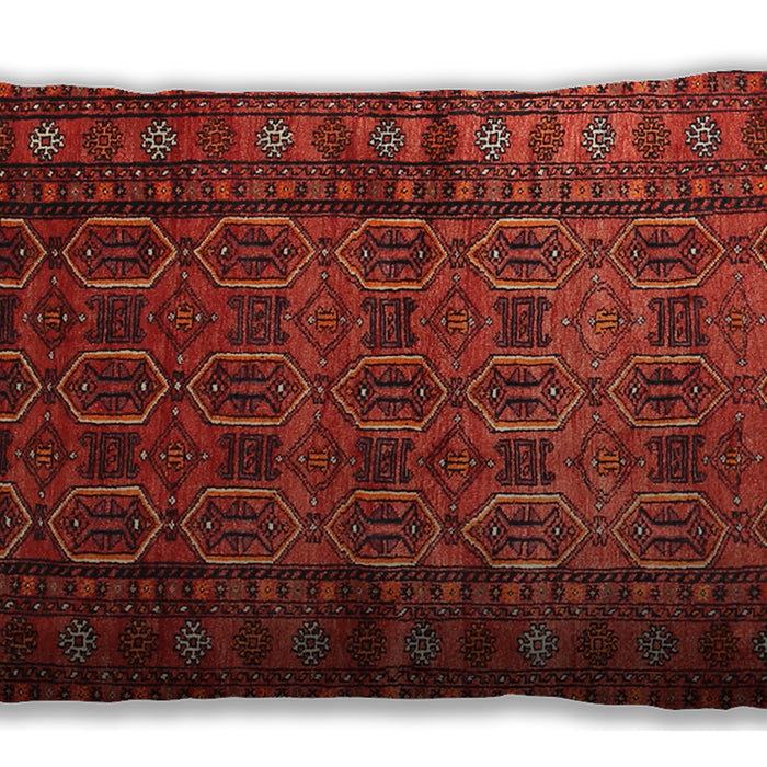 Traditional Classic Rectangular Tomato Red Lumbar Throw Pillow, 13 inch by 19 inch, lbtr1815