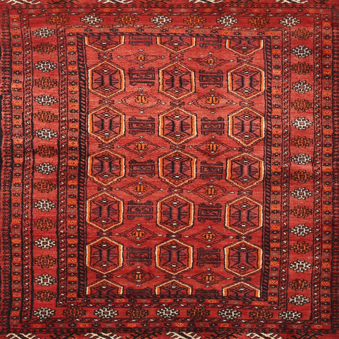 Square Traditional Red Persian Rug, tr1815