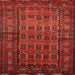 Square Traditional Red Persian Rug, tr1815