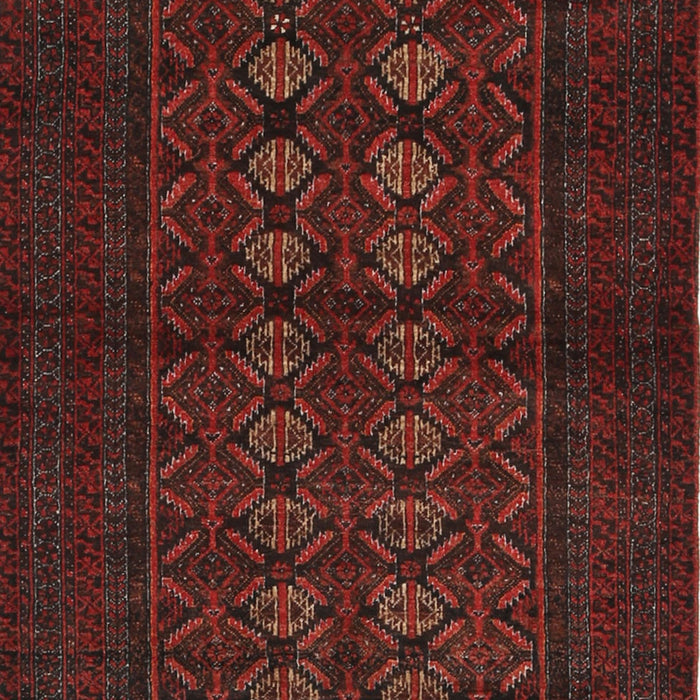 Traditional Crimson Red Persian Rug, tr1816