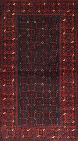 Machine Washable Traditional Burgundy Brown Rug, wshtr1817