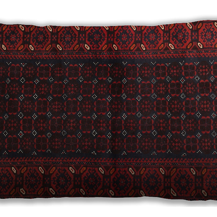 Traditional Classic Rectangular Burgundy Brown Lumbar Throw Pillow, 13 inch by 19 inch, lbtr1817