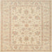 Square Traditional Khaki Gold Persian Rug, tr1820