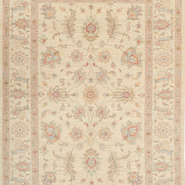 Traditional Khaki Gold Persian Rug, tr1820