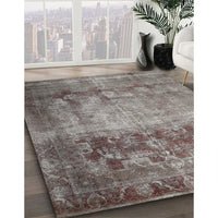 Traditional Rosy Brown Pink Persian Rug, tr1823