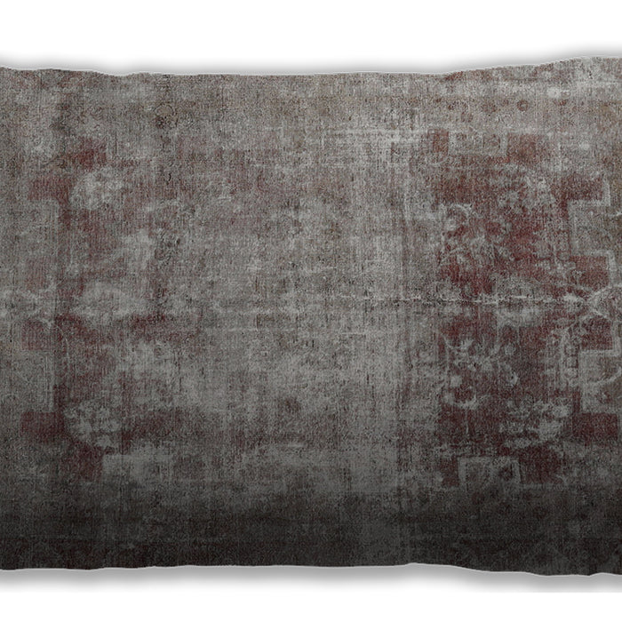 Traditional Classic Rectangular Rosy Brown Pink Lumbar Throw Pillow, 13 inch by 19 inch, lbtr1823